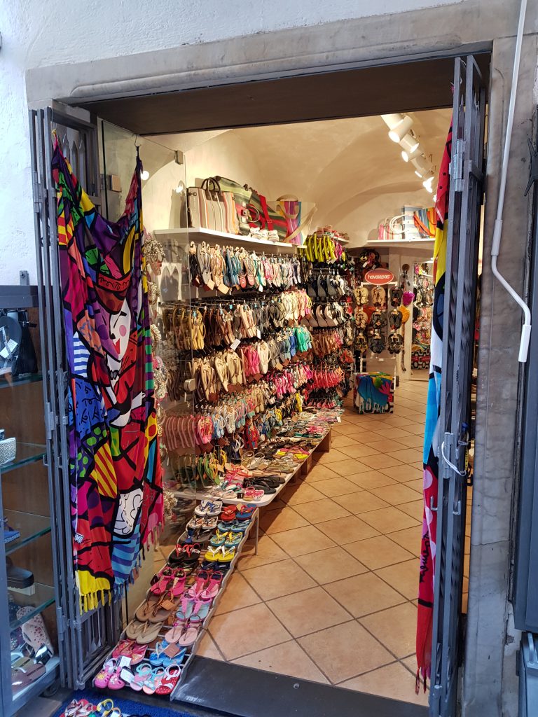 Winkel in budello van Alassio 