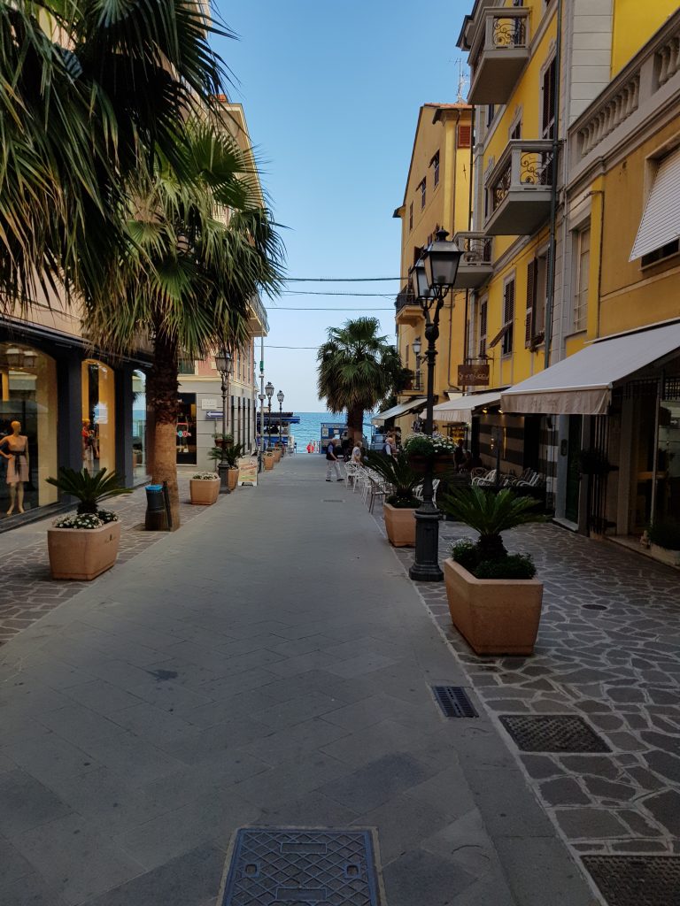 centrum Alassio, Italiaanse Rivièra