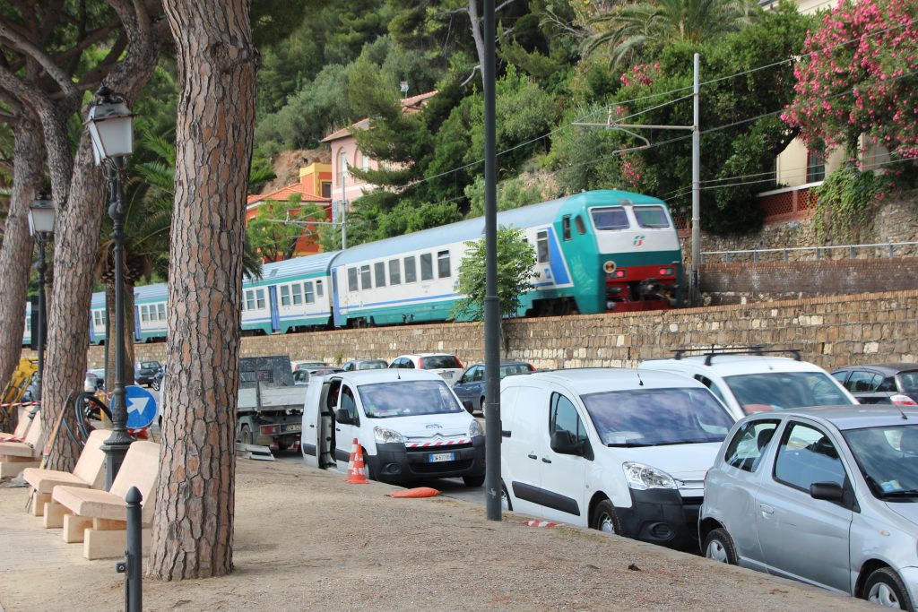 trein langs Ligurische kust