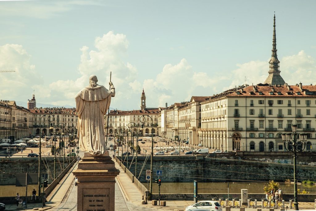 centrum Turijn,, Piemonte, Italië (Torino)