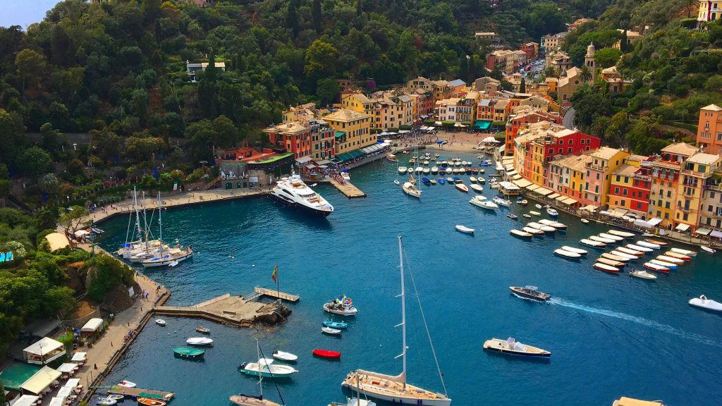 Haven Portofino, Ligurië, Italië